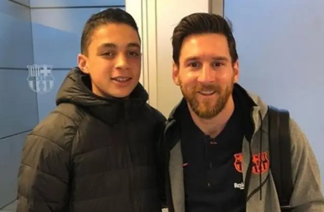 Kays Ruiz-Atil avec Messi
