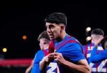 Le joli but d’Ilias Akhomach avec le FC Barcelone « B » Ilias Akhomach
