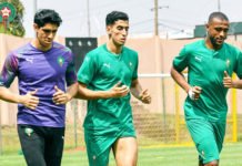 Lions de l’Atlas : Des visites à l’infirmerie et une préparation adaptée Lions entrainements