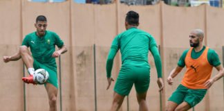 CAN 2021 : Les Lions de l’Atlas préparent le match face aux Comores lions entrainement