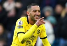 Hakim Ziyech offre la victoire à Chelsea contre Crystal Palace Hakim Ziyech