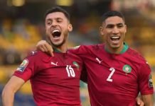 Selim Amallah évoque l’expérience à la CAN et son impact sur son jeu Selim Amallah_ Achraf Hakimi