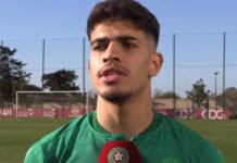 Abdessamad Ezzalzouli, très content pour sa première avec les Lions de l’Atlas Ez_Abde_Lion