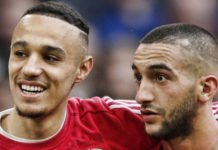 Noussair Mazraoui aurait refusé une offre alléchante de Manchester United Ziyech_Mazraoui