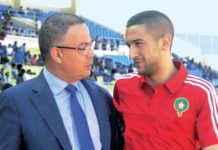 Fouzi Lekjaa : Hakim Ziyech sera présent avec l’équipe nationale au Qatar Lekjaa-Ziyech