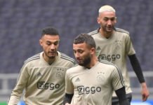 Noussair Mazraoui témoigne sa reconnaissance à Labyad et Ziyech Mazraoui-Labyad-Ziyech