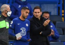 Chelsea : Frank Lampard de nouveau coach de Hakim Ziyech Lampard_Ziyech