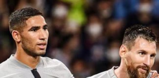 Amical : Achraf Hakimi décisif face au Kawasaki Frontale (vidéo) Hakimi_Messi