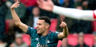 Oussama Idrissi, buteur malheureux contre le PSV d’Ismael Saibari Idrissi