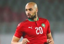 Lions de l’Atlas : Rien de grave pour Sofyan Amrabat Sofyan Amrabat