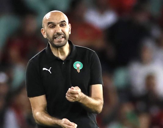 Walid Regragui : « On a encore du travail à faire avant le Mondial » Walid Regragui