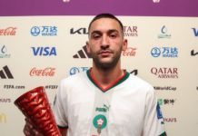 Qatar 2022 : Hakim Ziyech récompensé après son brillant match contre la Belgique
