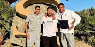 Achraf Hakimi se détend à Séville avec Mbappé et Ramos Hakimi
