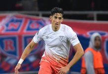 West Ham : Nayef Aguerd ne jouera pas en Premier League avant le Mondial Nayef Aguerd