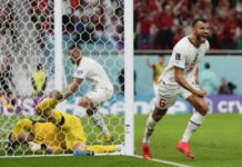 Belgique – Maroc : Le premier but des Lions de l’Atlas accordé à Romain Saiss Romain Saiss