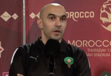 Réaction de Walid Regragui après la victoire face à la Géorgie Walid Regragui