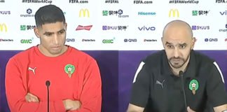 Lions de l’Atlas : Point presse de Regragui et Hakimi après la qualification en 8ès Hakimi_Regragui