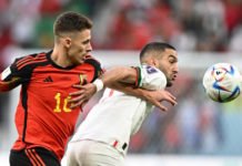 France – Maroc : Les Lions de l’Atlas peuvent compter sur le soutien des Diables rouges, mais pas que… Hazard_Ziyech