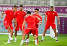 Qatar 2022 : Derniers réglages des Lions de l’Atlas avant France – Maroc Lions entrainement
