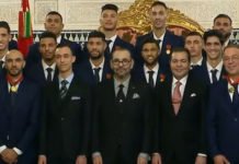 Réactions des Lions de l’Atlas après l’accueil chaleureux du Roi Mohammed VI Lions_Roi