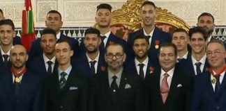 Réactions des Lions de l’Atlas après l’accueil chaleureux du Roi Mohammed VI Lions_Roi