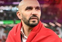 Walid Regragui : Les binationaux « ne doivent pas jouer sur l’ambigüité » Regragui_Lion