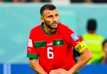 Romain Saïss avec les Lions de l’Atlas : retour attendu ou risque pour l’équilibre ? Romain Saiss