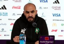 Walid Regragui : « Le Portugal est le favori, nous sommes le petit caillou » Walid Regragui