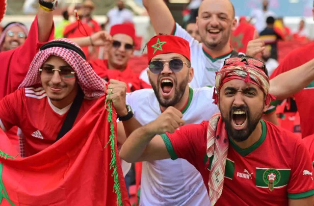 supporters marocains
