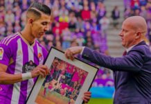 Valladolid : Deux photos encadrées pour honorer son mondialiste, Jawad El Yamiq