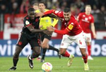 Bundesliga : Aymen Barkok se refait une santé à Mayence Aymen Barkok