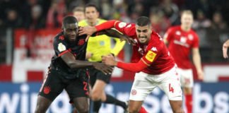 Bundesliga : Aymen Barkok se refait une santé à Mayence Aymen Barkok