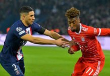 David Ginola dubitatif sur la titularisation d’Achraf Hakimi Hakimi_Coman