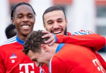 Bayern : Noussair Mazraoui a repris l’entrainement collectif (vidéo) Noussair Mazraoui