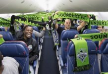 Mondial des clubs : Arrivée du Seattle Sounders FC à Tanger Seattle Sounders
