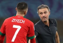 Chelsea : Luis Enrique, futur coach de Hakim Ziyech ? Ziyech_Enrique