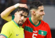 Classement FIFA : Le Maroc fait chuter le Brésil mais stagne à sa place Maroc_Brésil