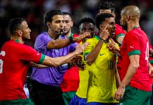 Maroc – Brésil : La Seleçao mécontente de l’arbitrage tunisien Maroc_Brésil