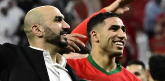 Walid Regragui : « On est tous derrière Achraf et on le soutient » Regragui_Hakimi