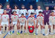 Tournoi Futsal U19 : Premier match et première victoire des Lionceaux de l’Atlas Lionceaux Futsal