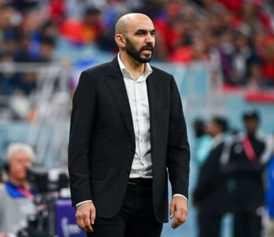 Lions de l’Atlas: Fouzi Lekjaa va s’entretenir avec Oualid Regragui Walid Regragui, sélectionneur des Lions de l'Atlas