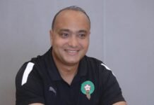 Adil Sayeh : « Objectif : garder le trophée au Maroc » Adil Sayeh, sélectionneur des Lionnes de l'Atlas Futsal