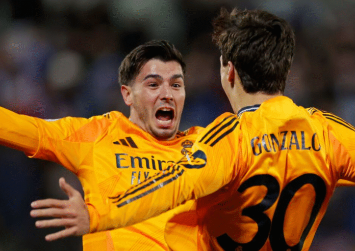 Brahim Diaz en finale de la Copa del Rey