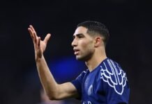 Arsenal – PSG : Hakimi en leader d’un choc au sommet Achraf Hakimi en leader contre les Gunners