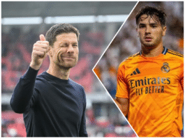 Xabi Alonso et Brahim Diaz