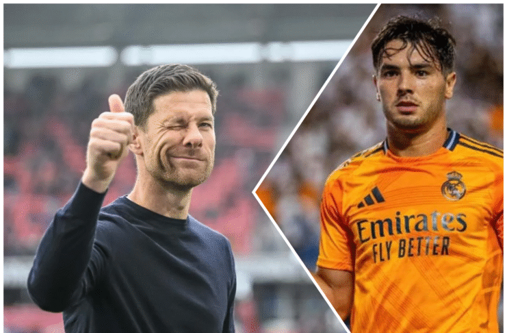 Xabi Alonso et Brahim Diaz