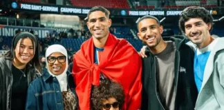 France : Un Lion de l’Atlas Champion, cinq autres relégués en Ligue 2 Hakimi et sa famille