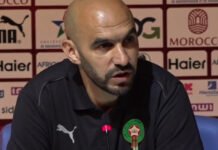 Walid Regragui : « Ce qui compte au final, c’est la victoire” Walid Regragui