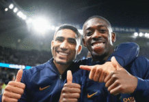 PSG : Ousmane Dembélé reconnait la supériorité d’Achraf Hakimi Hakimi_Dembélé