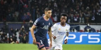 PSG – Real : Achraf Hakimi, entre fraternité, amitié et revanche Hakimi_Vinicius